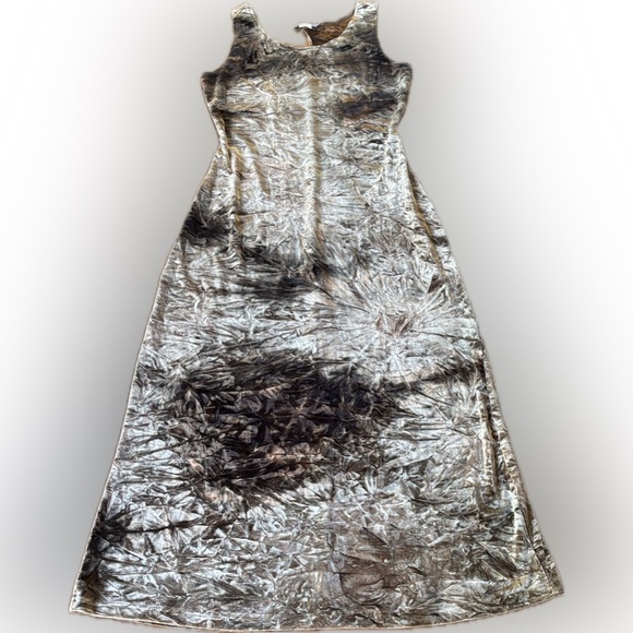 Ronni Nicole Dresses & Skirts - Ronnie Nicole | Chic Sleeveless brown velvet Tie-Dye Maxi Dress